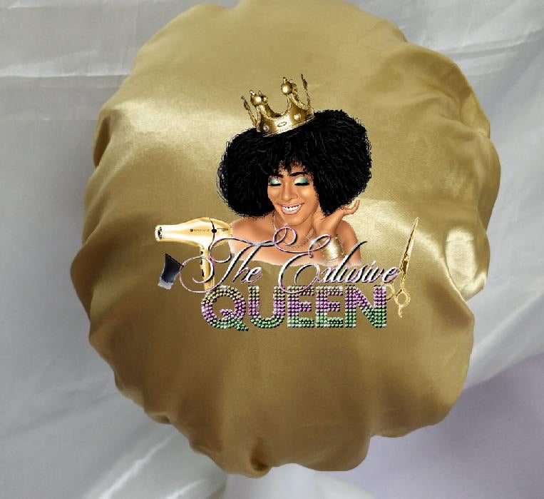 Exclusive Queen Bonnets Getting Ready for Bed time our Bonnets is Perfect Scalp Breath easily