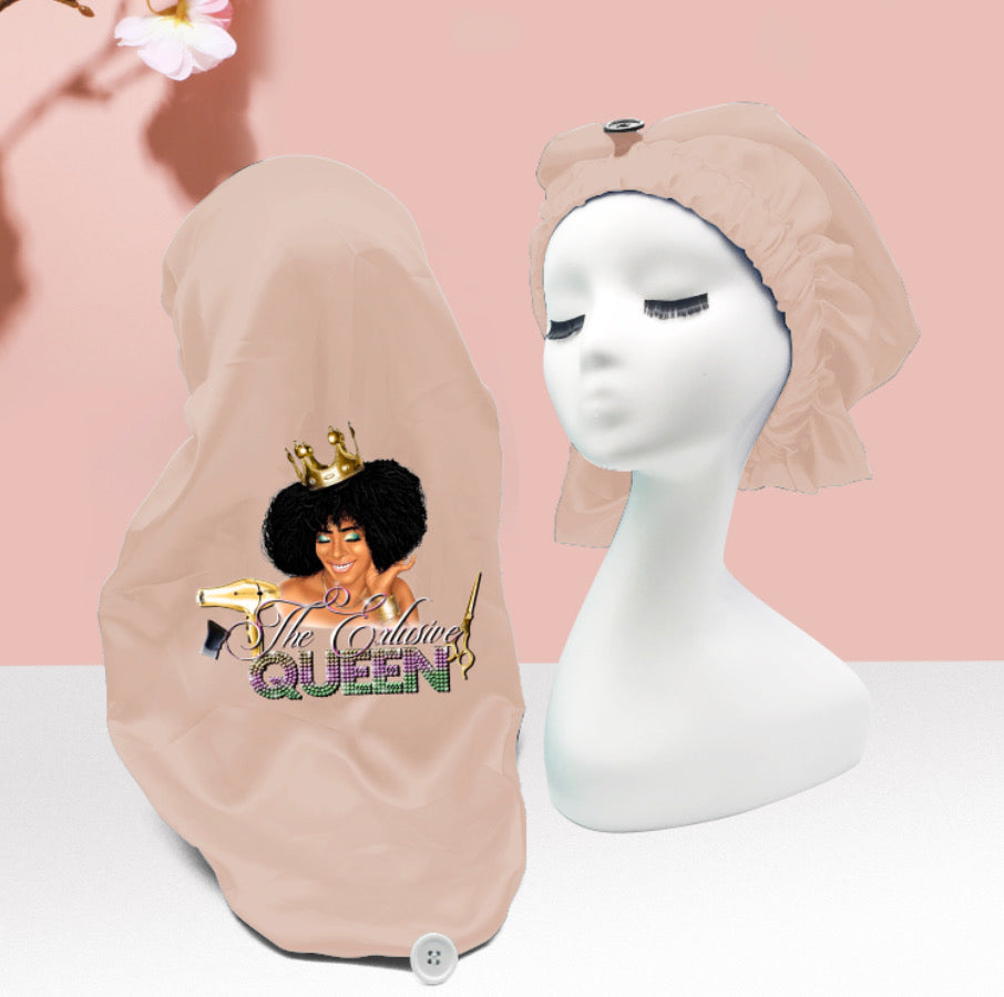 The Braid Bonnet Getting Ready for Bed time our Bonnets is Perfect Scalp Breath easily